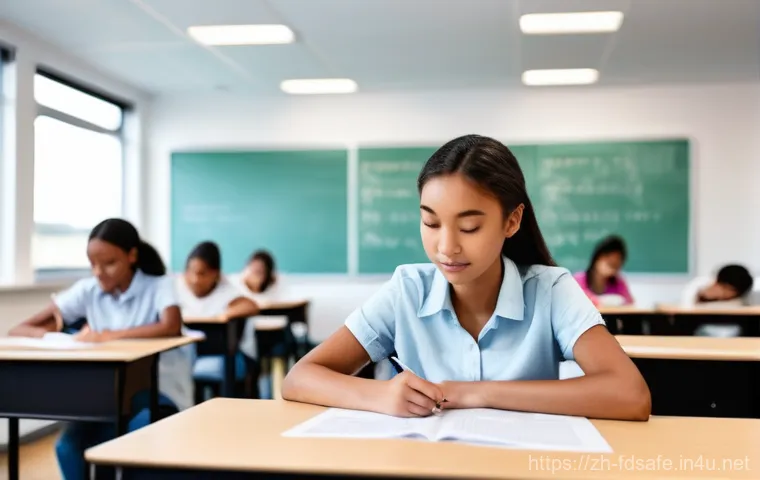 식품위생사 시험 난이도 분석 - **Prompt:** A diverse professional, male or female, in their 30s or 40s, engrossed in studying food ...