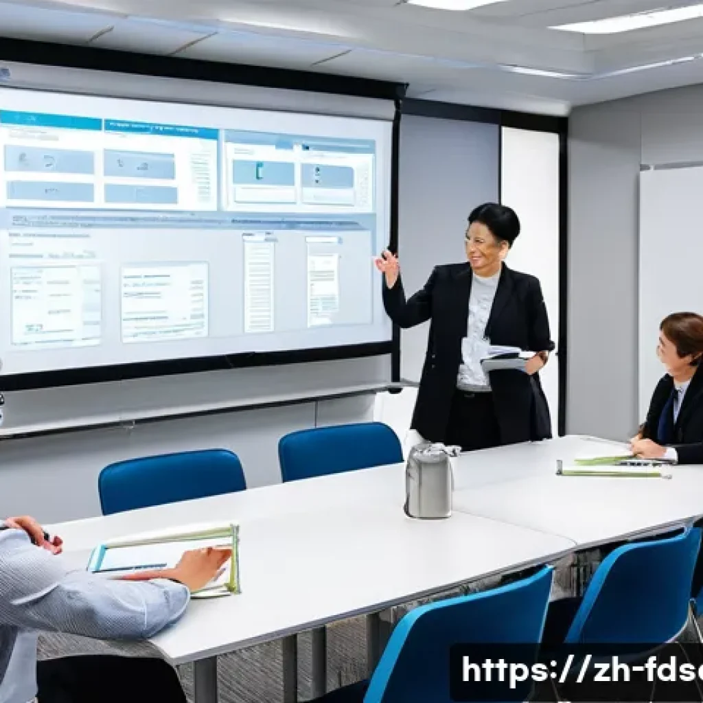 식품위생사 실무 팁 - **Prompt:** A diverse group of 4-5 food safety professionals, including men and women of various age...