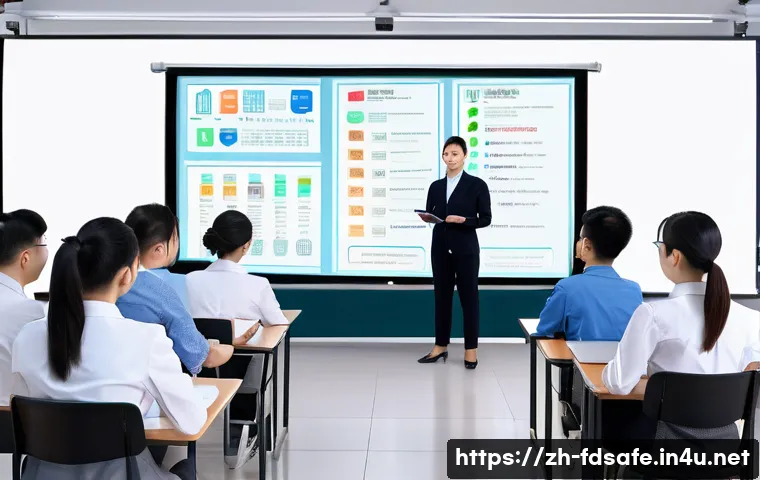 식품위생사 취업에 유리한 자격증 - A modern food safety training classroom scene in China featuring diverse adult students attentively ...